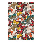 Mini Porte-bloc Rétro motif floral (Dos)