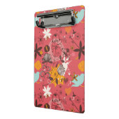 Mini Porte-bloc Rétro motif floral 3 (Angle2)