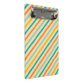 Mini Porte-bloc Rétro motif rayé grunge (Incliné)