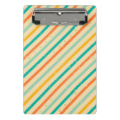 Mini Porte-bloc Rétro motif rayé grunge (Devant)