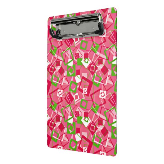 Mini Porte-bloc Retro Squares Pattern (Angle2)