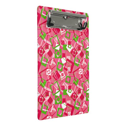 Mini Porte-bloc Retro Squares Pattern (Incliné)