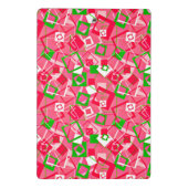 Mini Porte-bloc Retro Squares Pattern (Dos)