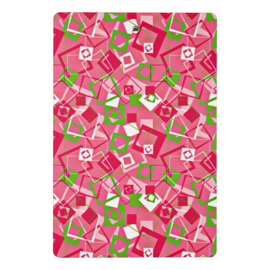 Mini Porte-bloc Retro Squares Pattern (Dos)