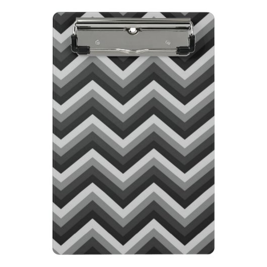 Mini Porte-bloc Rétro zigzag Chevron de motif (Devant)