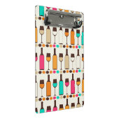 Mini Porte-bloc Rétros bouteilles et verres de vin (Incliné)