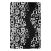 Mini Porte-bloc Rétros carrés noirs et blancs (Dos)