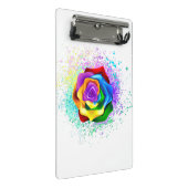 Mini Porte-bloc Rose arc-en-ciel coloré (Incliné)