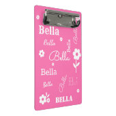 Mini Porte-bloc Rose aux fleurs blanches, Customisé (Incliné)