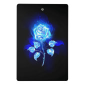 Mini Porte-bloc Rose bleu brûlant (Dos)