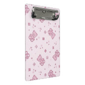 Mini Porte-bloc Rose d'arrière - plan de nounours (Incliné)