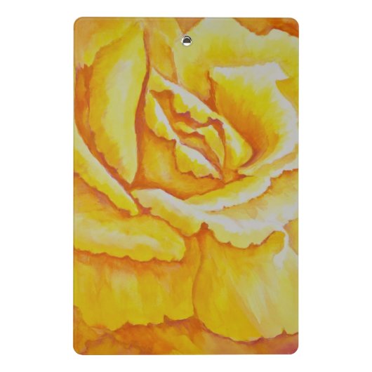Mini Porte-bloc Rose jaune (Dos)