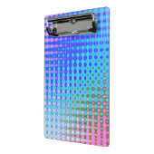 Mini Porte-bloc Rose Magenta violet bleu turquoise (Angle2)