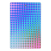 Mini Porte-bloc Rose Magenta violet bleu turquoise (Dos)