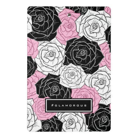 Mini Porte-bloc Rose moderne (Dos)