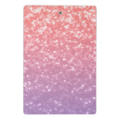 Mini Porte-bloc Rose rose violet lavande faux pétille parties scin (Dos)