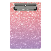 Mini Porte-bloc Rose rose violet lavande faux pétille parties scin (Devant)