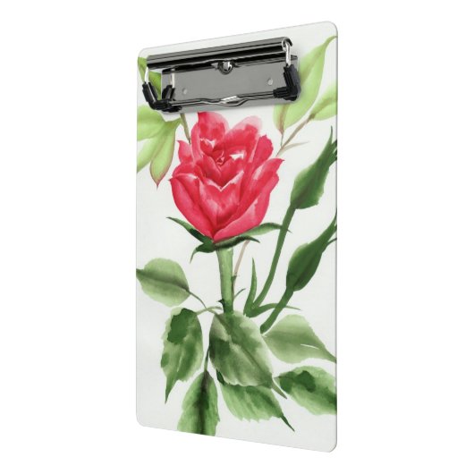 Mini Porte-bloc Rose rouge (Angle2)