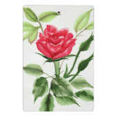 Mini Porte-bloc Rose rouge (Dos)