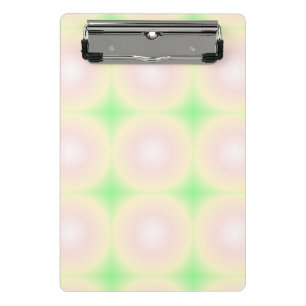 Mini Porte-bloc Rose vert pâle Blanc 3D Optique Motif dégradé