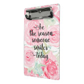 Mini Porte-bloc Roses aquarelle (Angle2)