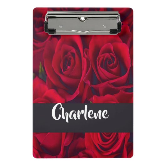 Mini Porte-bloc Roses rouges fraîches (Devant)