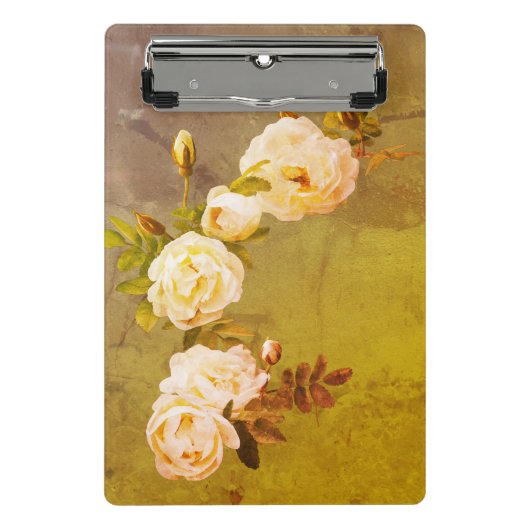 Mini Porte-bloc Roses Vintages romantiques (Devant)