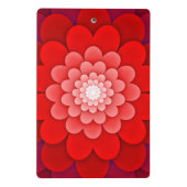 Mini Porte-bloc Rouge Floral Mandala-58566 (Dos)