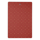 Mini Porte-bloc Rouge | Soleil Zinnia Doré (Dos)