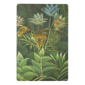 Mini Porte-bloc Rousseau Tropical Jungle Lion Peinture (Dos)