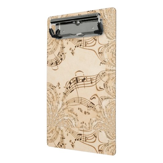 Mini Porte-bloc Rustic Antique Musical Notes (Angle2)
