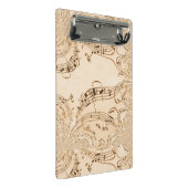 Mini Porte-bloc Rustic Antique Musical Notes (Incliné)