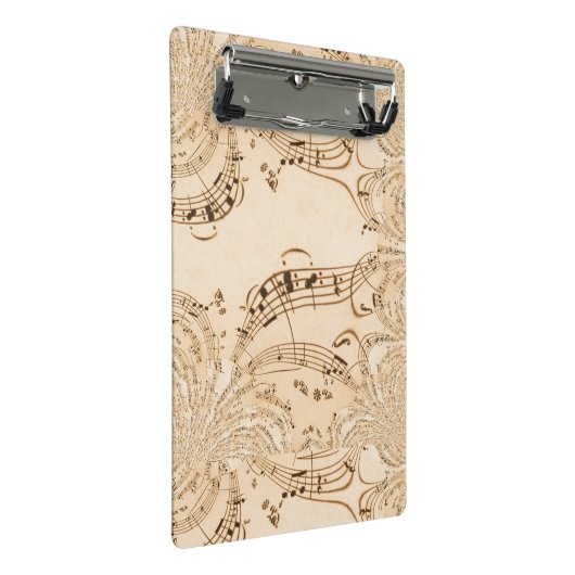 Mini Porte-bloc Rustic Antique Musical Notes (Incliné)