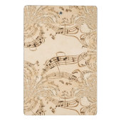 Mini Porte-bloc Rustic Antique Musical Notes (Dos)