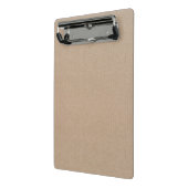Mini Porte-bloc Rustique Kraft papier blanc Modèle personnalisé (Angle2)