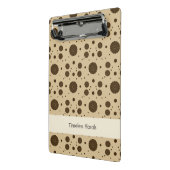 Mini Porte-bloc Sable Brun Foncé Micro Floral (Angle2)