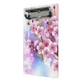 Mini Porte-bloc Sakura rose sur la peinture Arrière - plan (Angle2)