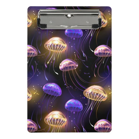 Mini Porte-bloc Sans joint avec méduse éclatante (Devant)