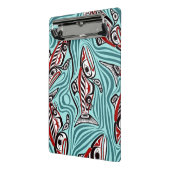 Mini Porte-bloc Saumon Haida Art Spirit Pacific Northwest Native (Angle2)