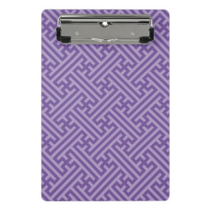 Mini Porte-bloc Sayagata motif, japonais, violet et rose