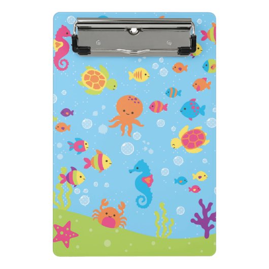 Mini Porte-bloc Scene.ai sous-marin mignon (Devant)