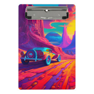 Mini Porte-bloc Scène De Voiture D'Artsy