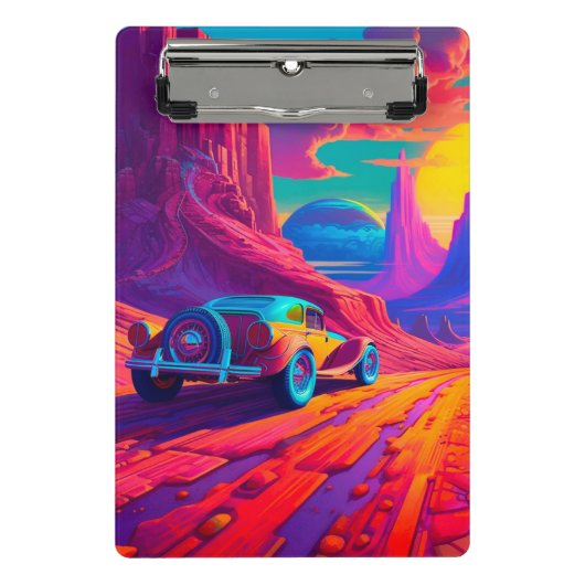 Mini Porte-bloc Scène De Voiture D'Artsy (Devant)