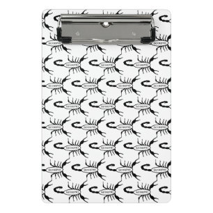 Mini Porte-bloc Scorpio noir Scorpion étoile signe Patterné