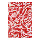 Mini Porte-bloc Scribble rouge (Dos)