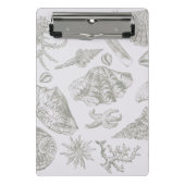 Mini Porte-bloc Seashell Soft Antique Art Beach Shops (Devant)