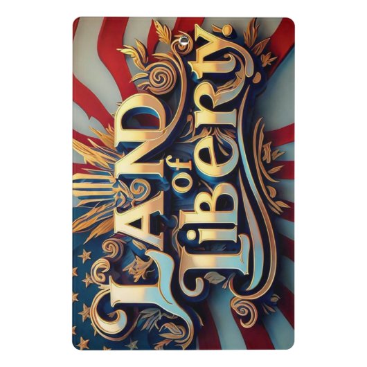 Mini Porte-bloc "Shining Liberty" (Dos)