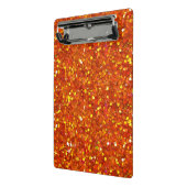 Mini Porte-bloc Sinopia Orange Parties scintillant (Angle2)