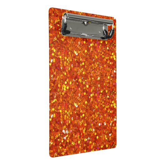 Mini Porte-bloc Sinopia Orange Parties scintillant (Incliné)