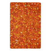 Mini Porte-bloc Sinopia Orange Parties scintillant (Dos)